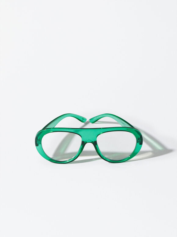 Graduated Reading Glasses 2.0 X, Green, hi-res
