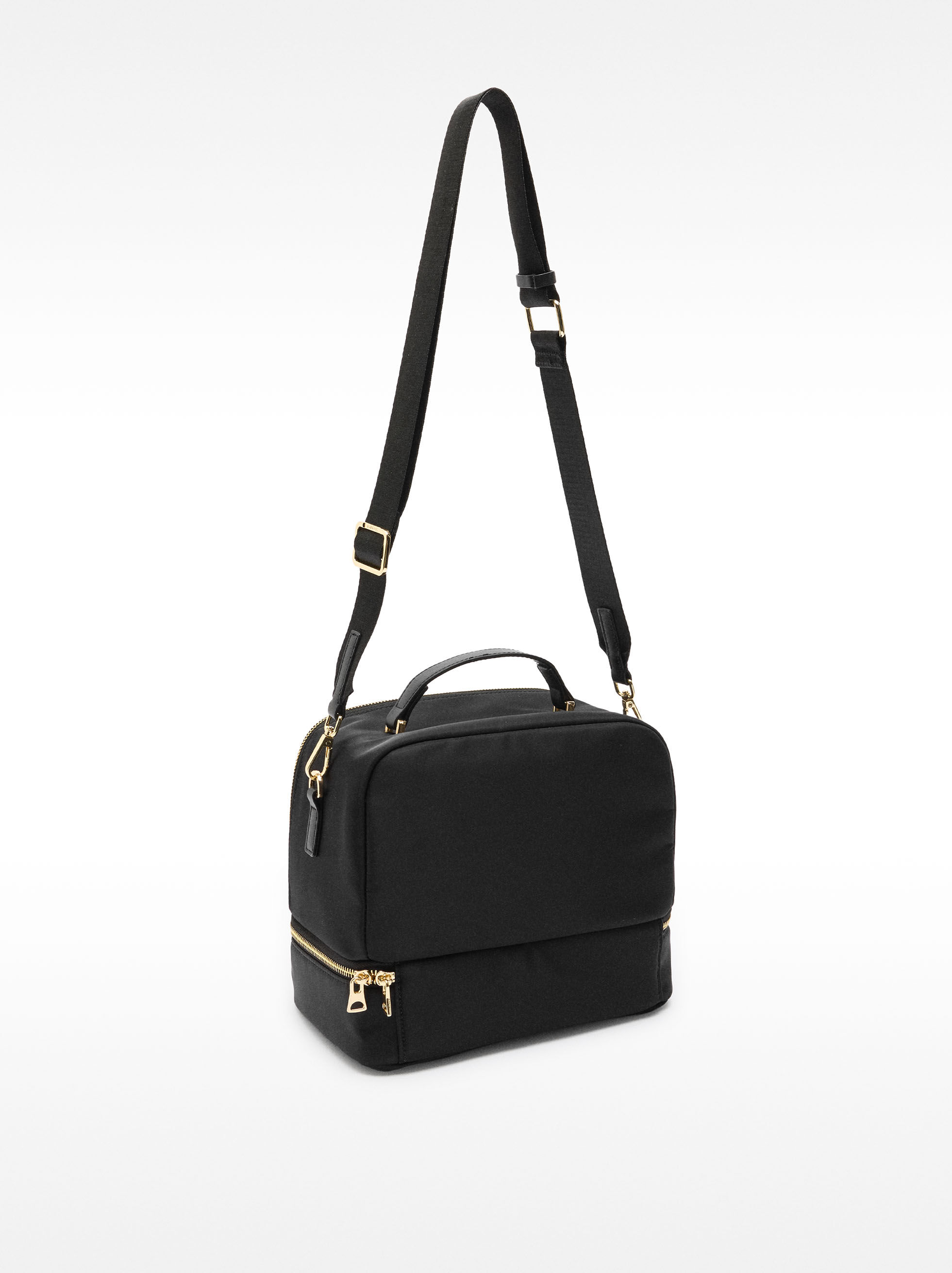 Bolsa Porta Alimentos De Nylon Negro Parfois