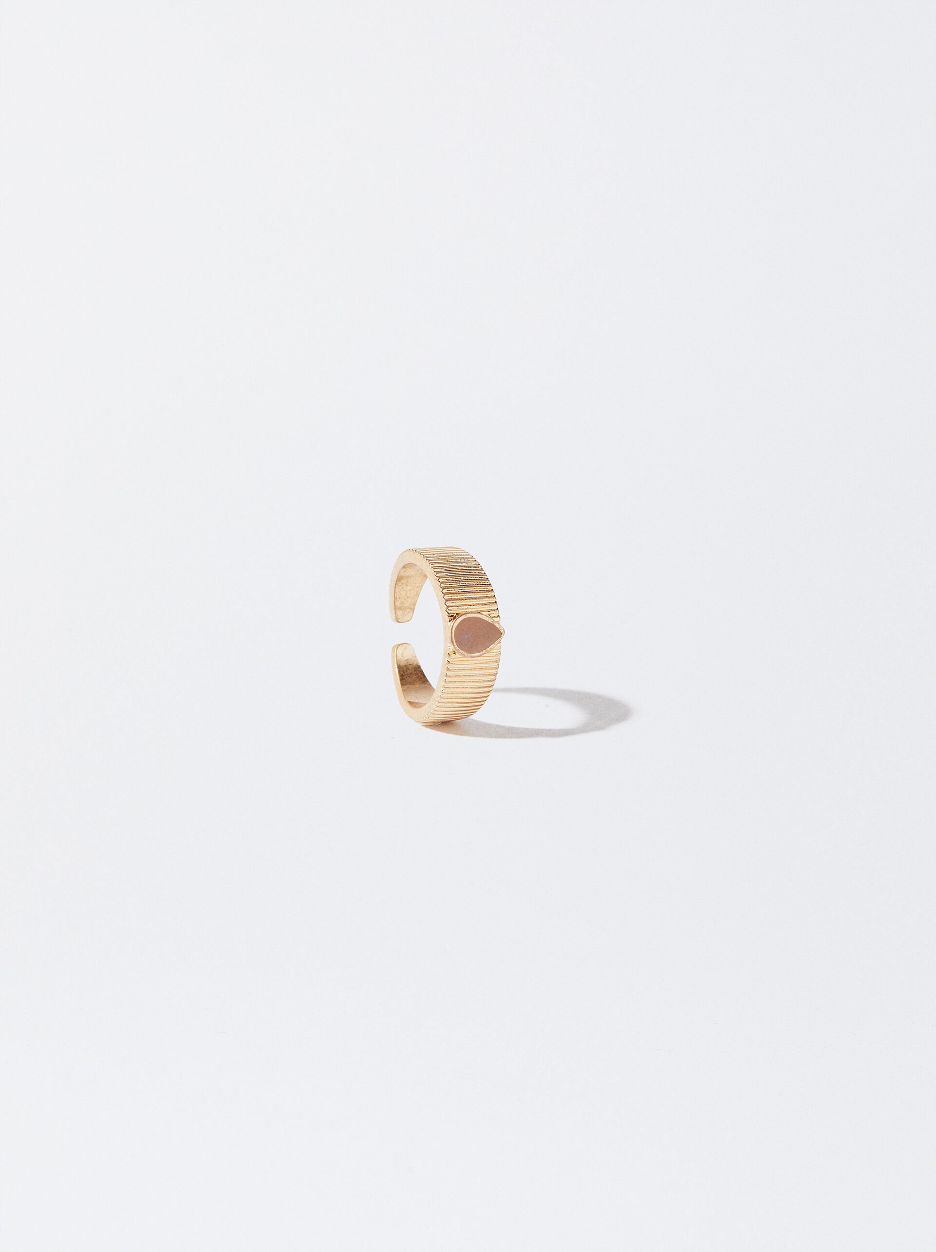 Goldener Ring Mit Emaille image number 2.0