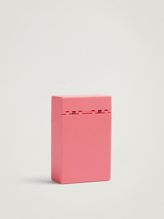 Heart Cigarette Box, Pink, hi-res