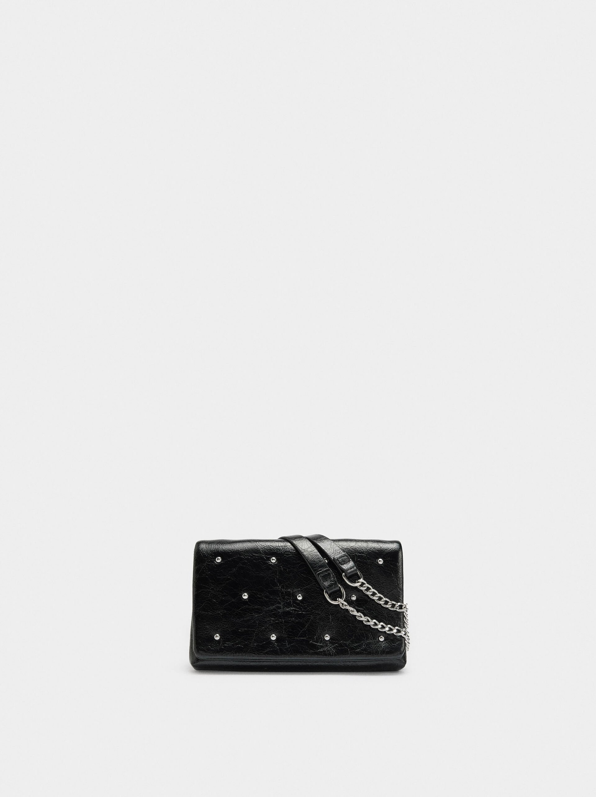 Double shoulder bag with studs image number 0.0