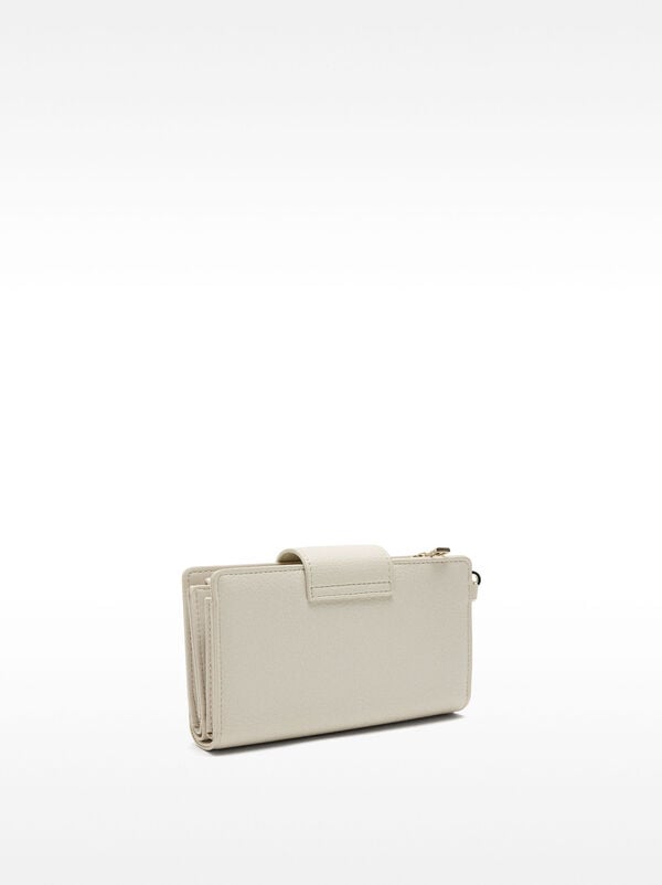 Wallet with cell phone pocket