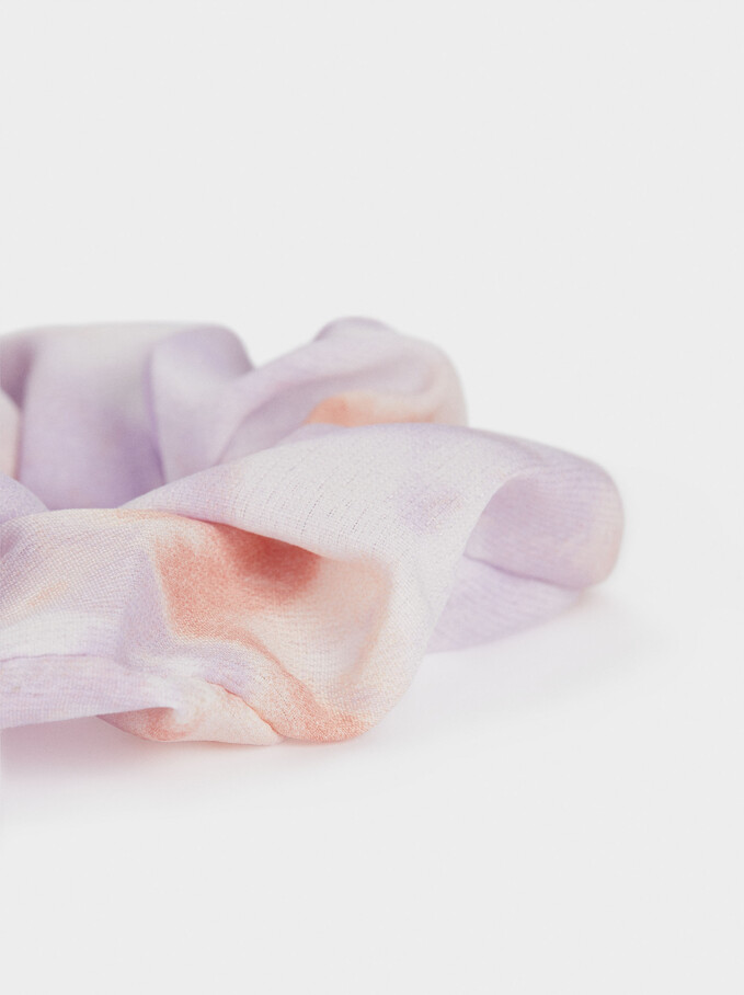 Tie-Dye Scrunchie, Multicolor, hi-res
