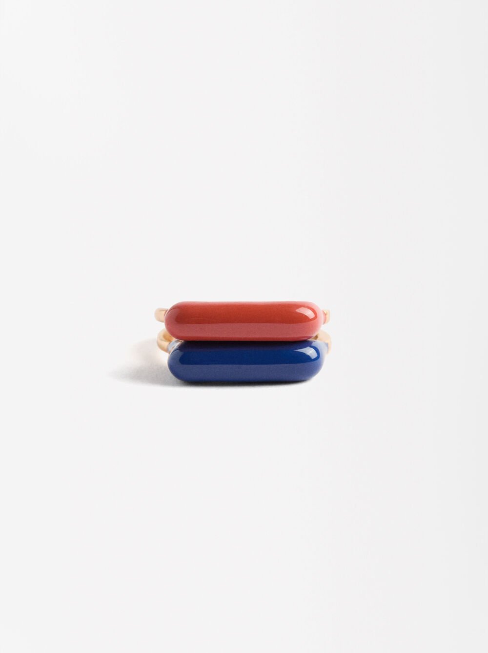 Bicolor ring set