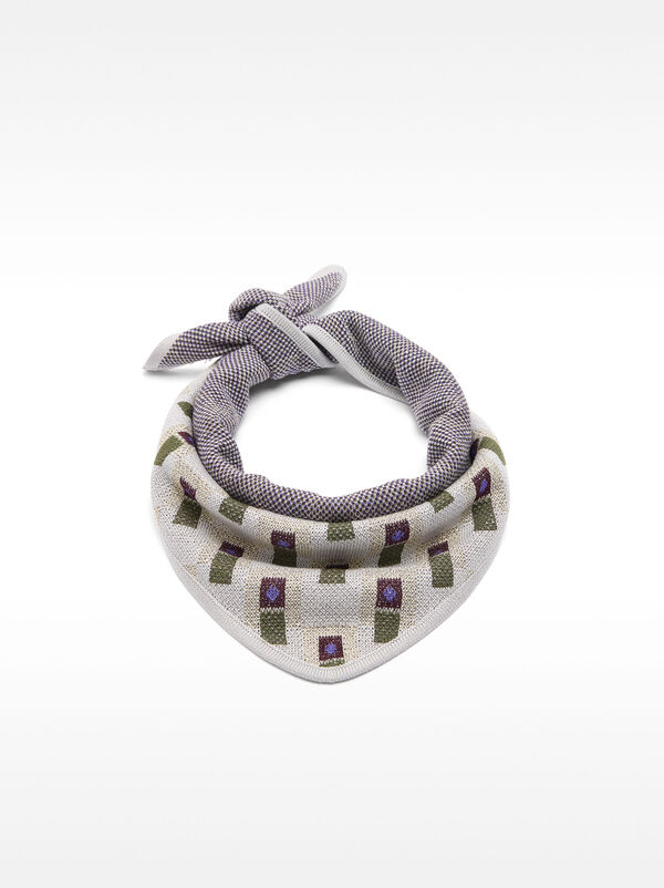 Foulard triangolare stampato