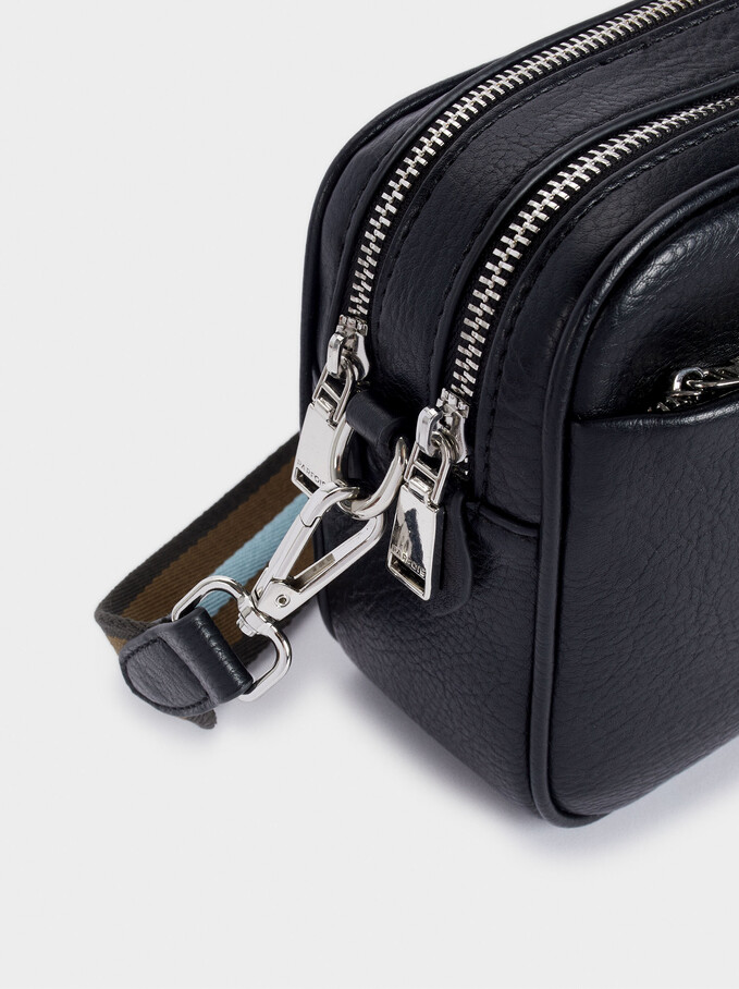 Crossbody Bag With Double Handle, Black, hi-res