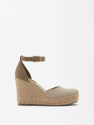 Wedges With Ankle Strap, , hi-res