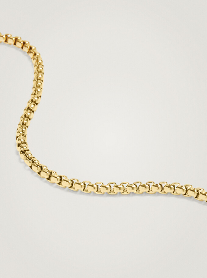 Stainless Steel Gold Bracelet, Golden, hi-res