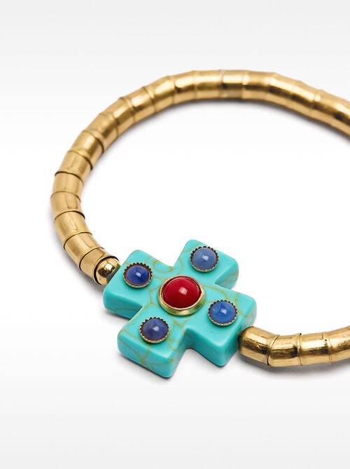 Pulsera elástica con piedra