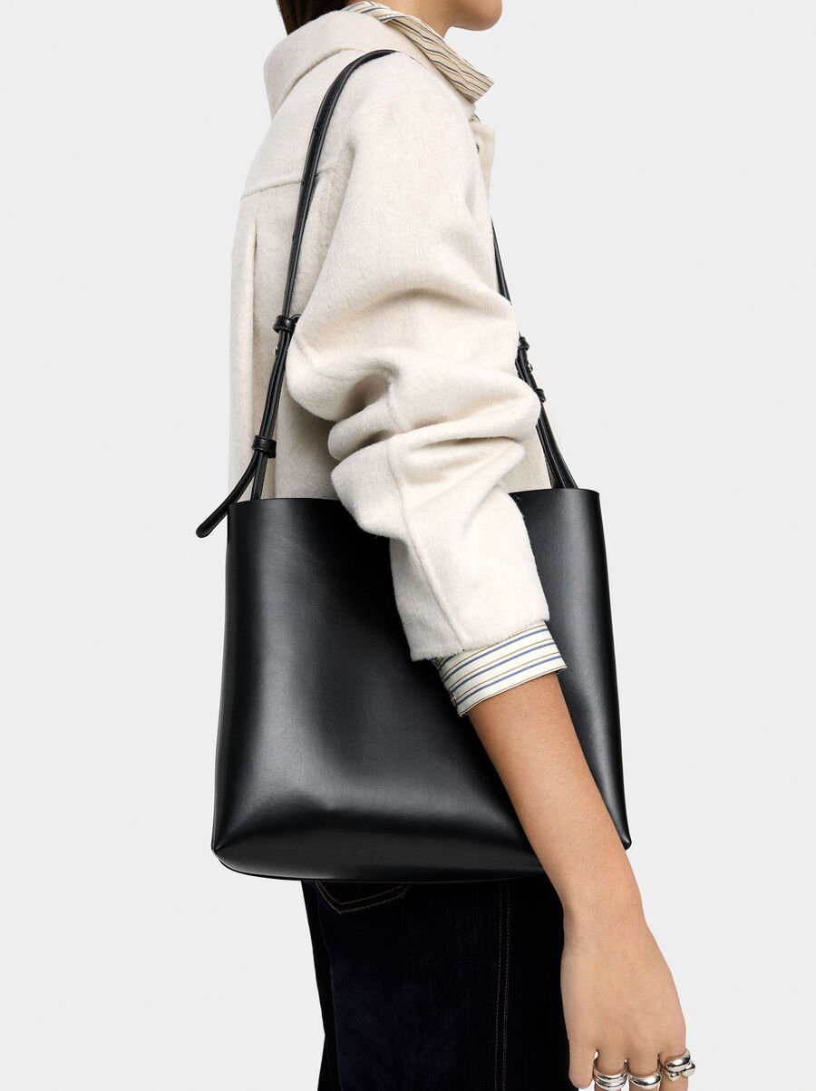 Bolso de hombro liso