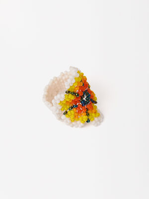 Anillo Flor Abalorios - Exclusivo Online image number 3.0