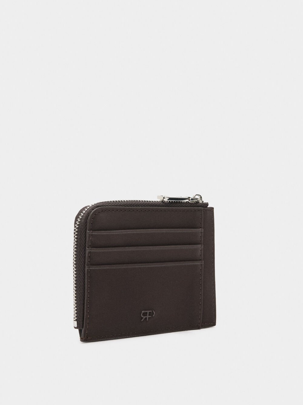 Card holder with soft texture