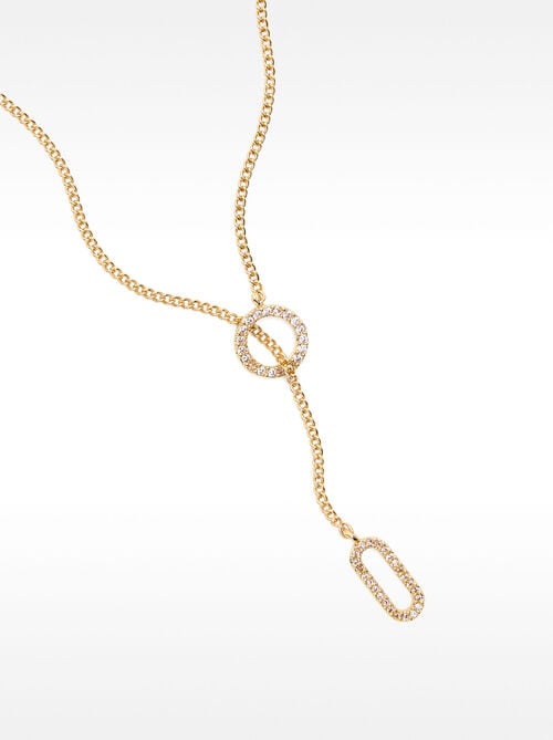 Collar corto con circonitas