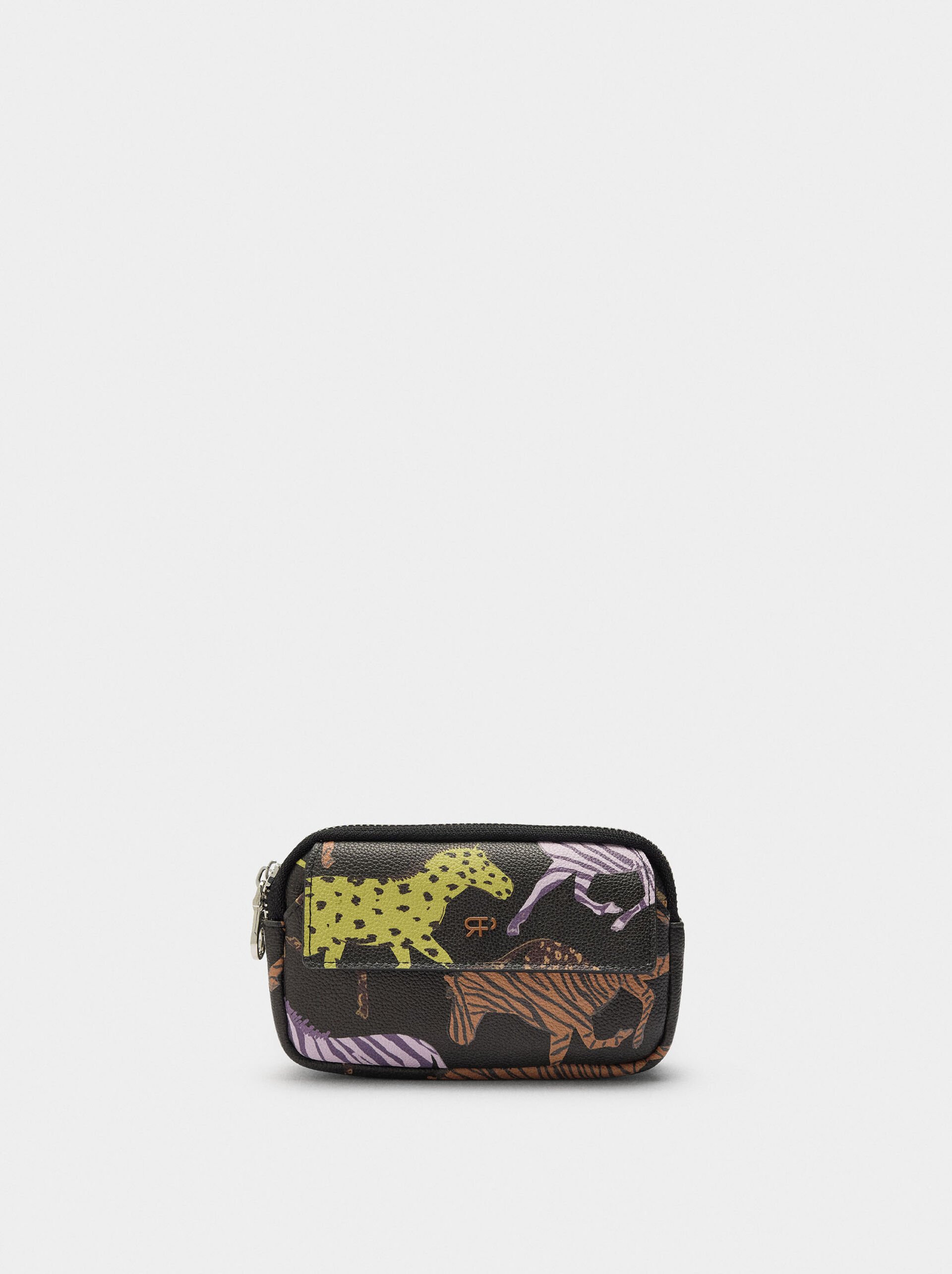 Printed coin purse with texture image number 0.0