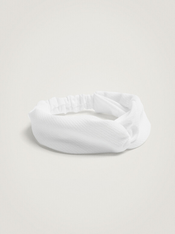 Turban-Style Headband , White, hi-res