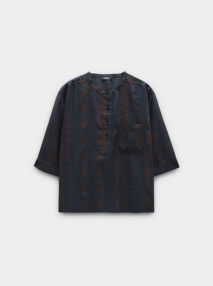 Camisa estampada 100 % algodón