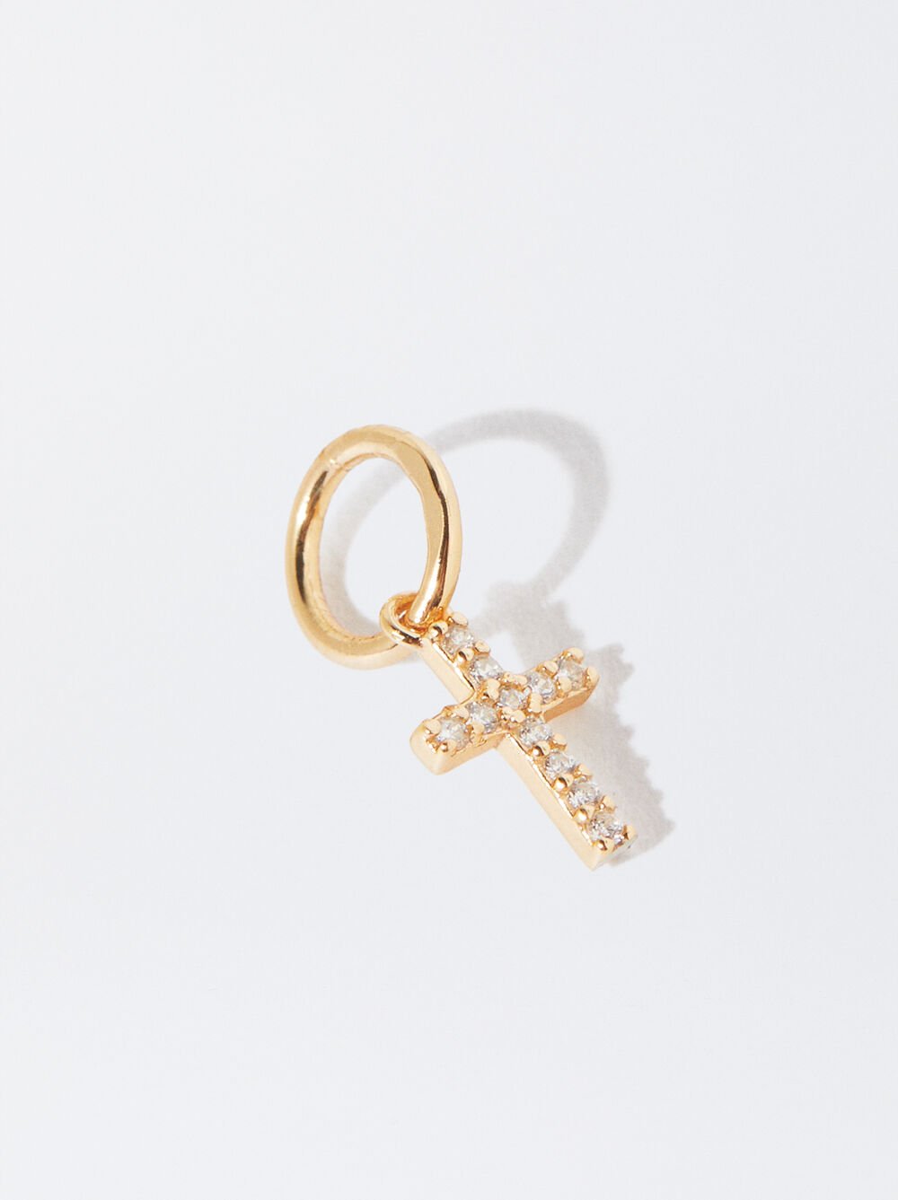 Charm croix avec zircone en argent 925 