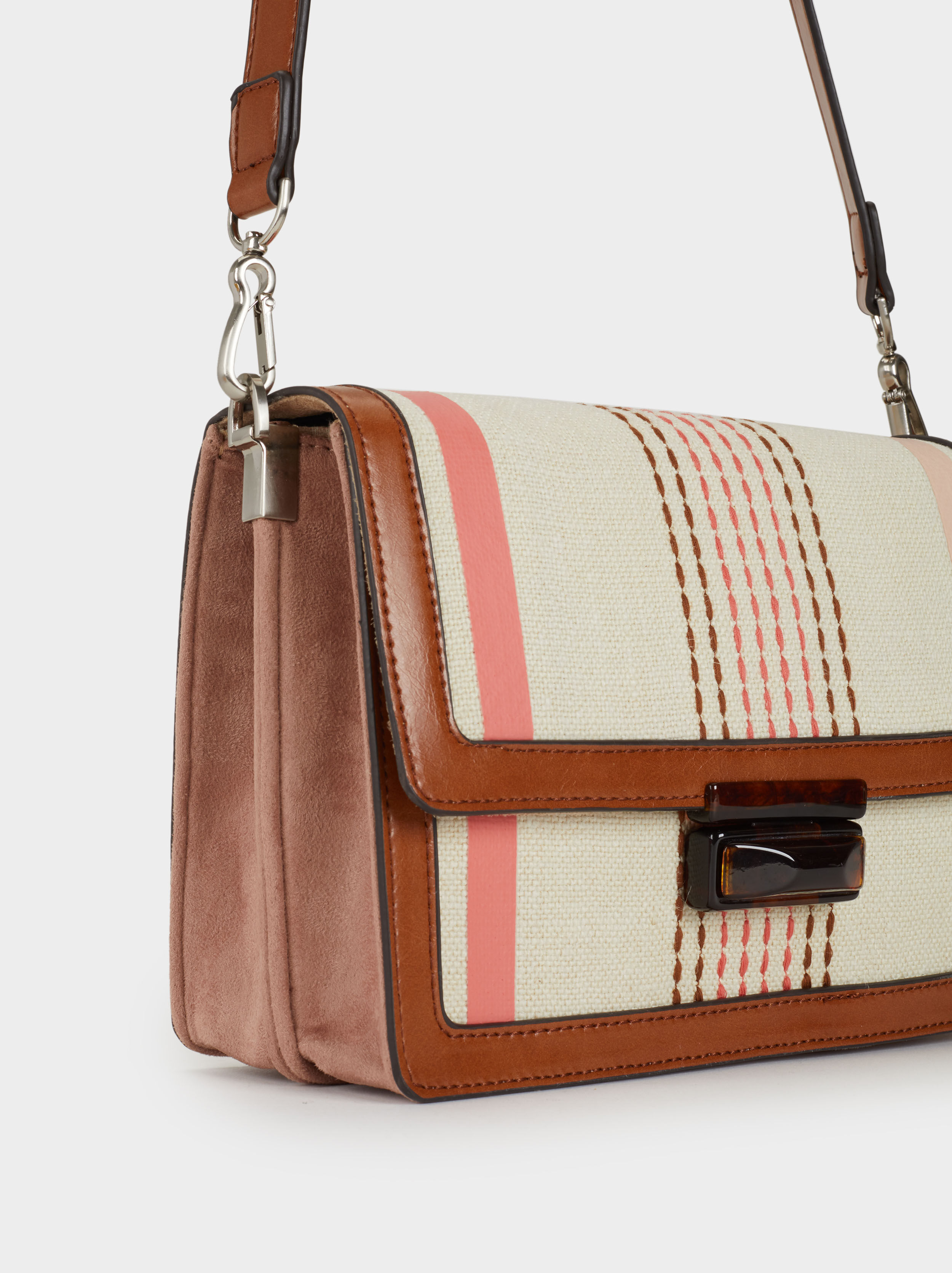 Striped crossbody bag Outlet