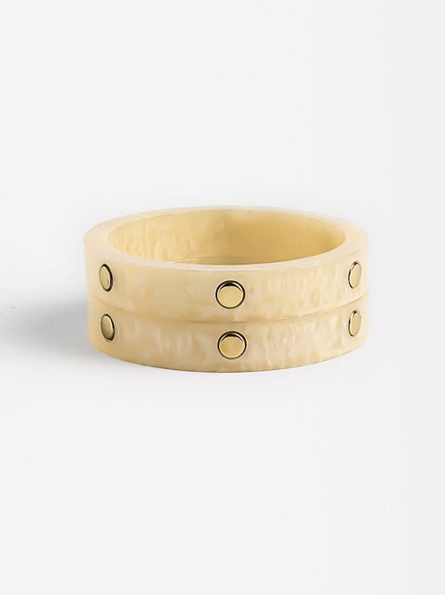 Conjunto de pulseras de resina
