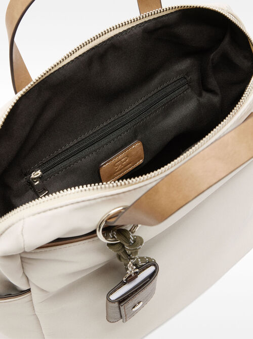 Nylon backpack with pendant