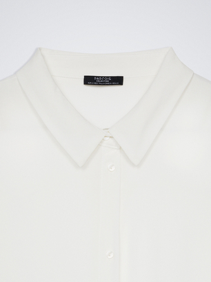 Short-Sleeved Shirt With Buttons, Ecru, hi-res