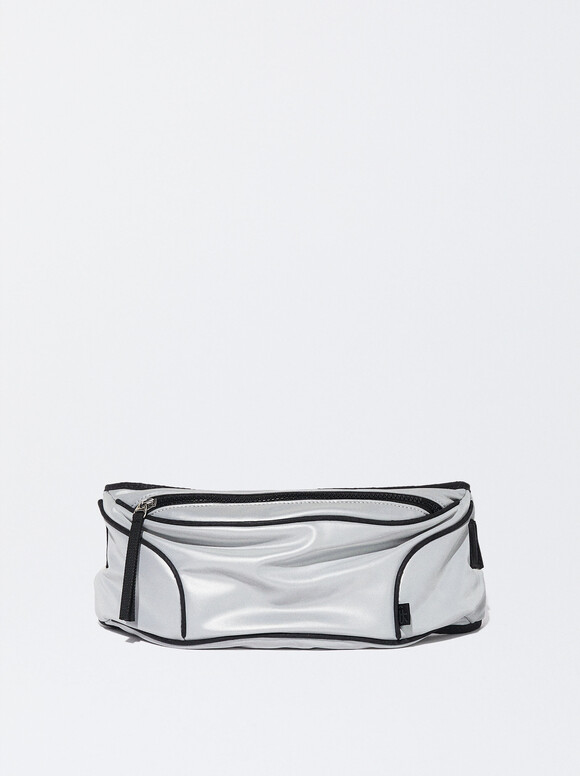 Online Exclusive - Technical Fabric Bum Bag - Silver - Woman - Bum Bags 