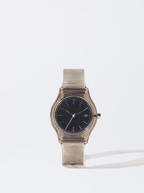 Uhr Mit Armband Aus Silikon