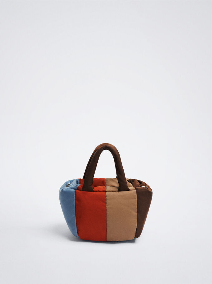 Sac Rembourré Avec Color Block