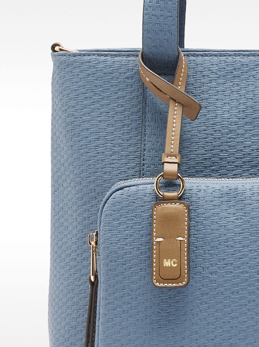 Backpack with texture