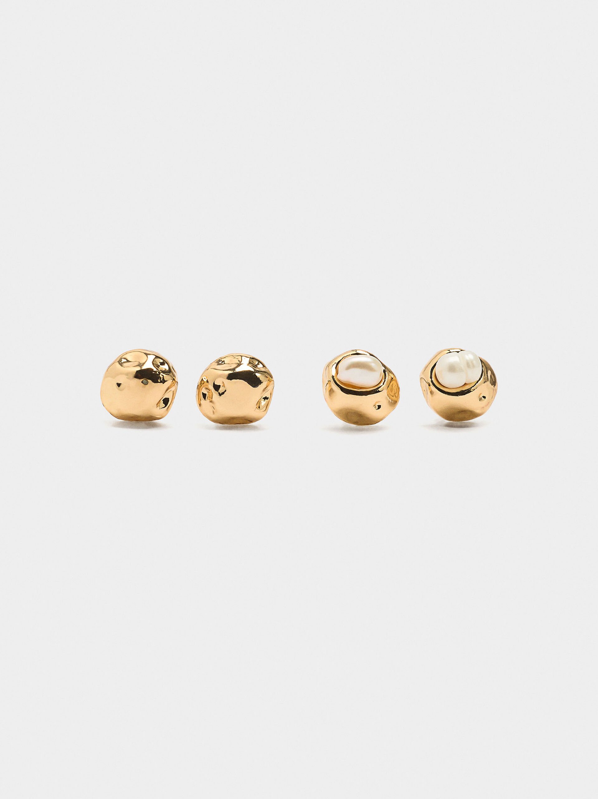 Set of earrings with freshwater pearls  image number 0.0