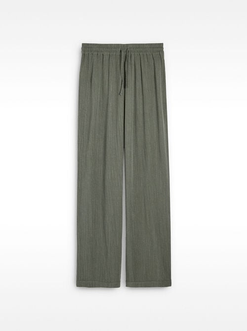 Pantalón fluido con cintura elástica