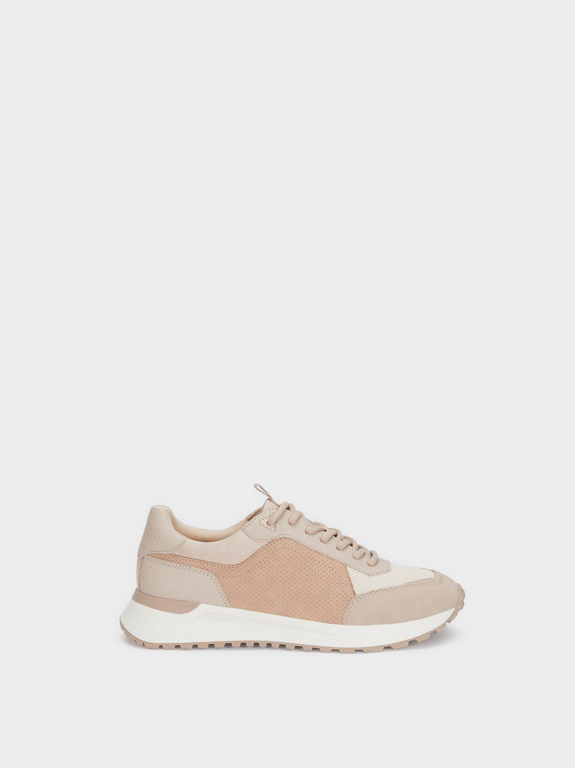 Zapatillas Deportivas Combinadas - Nude - Mujer - Zapatillas - parfois.com