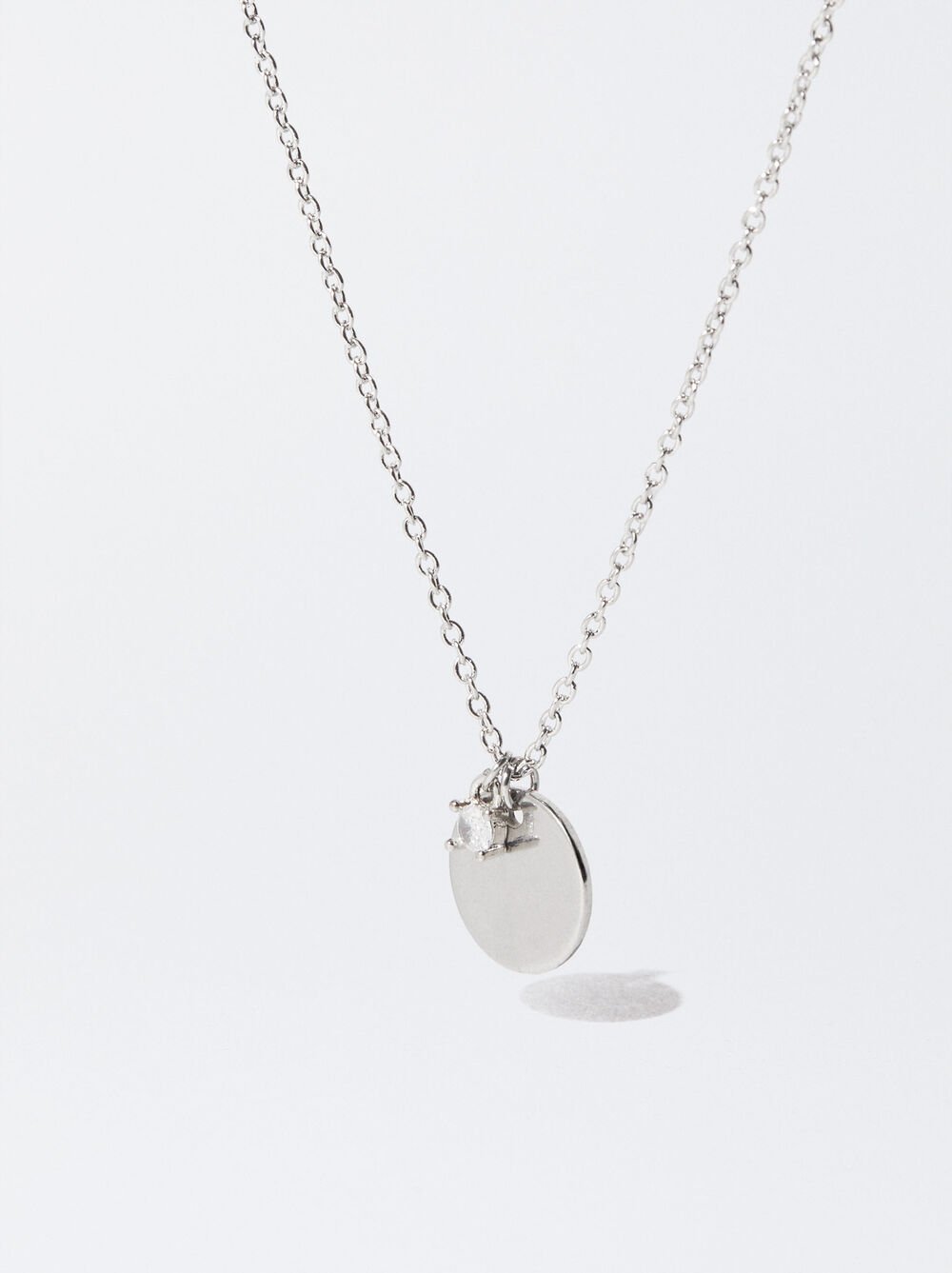 Silver-Plated Necklace With Pendant