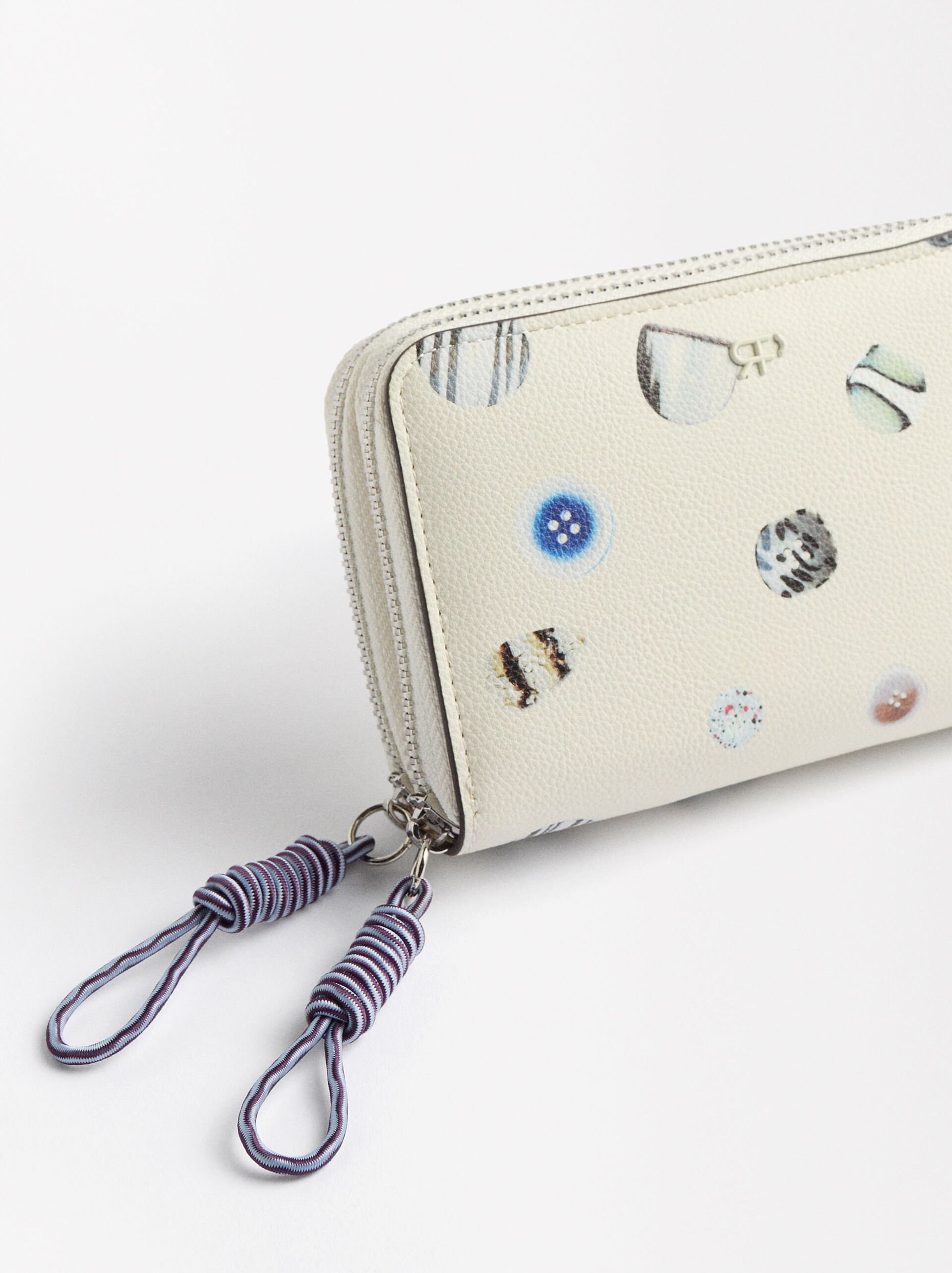 Wallet with double zipper image number 1.0
