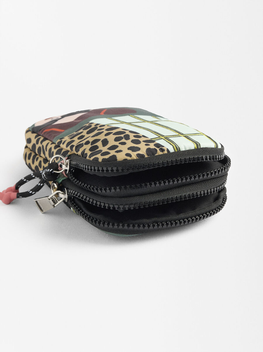 Printed nylon phone bag