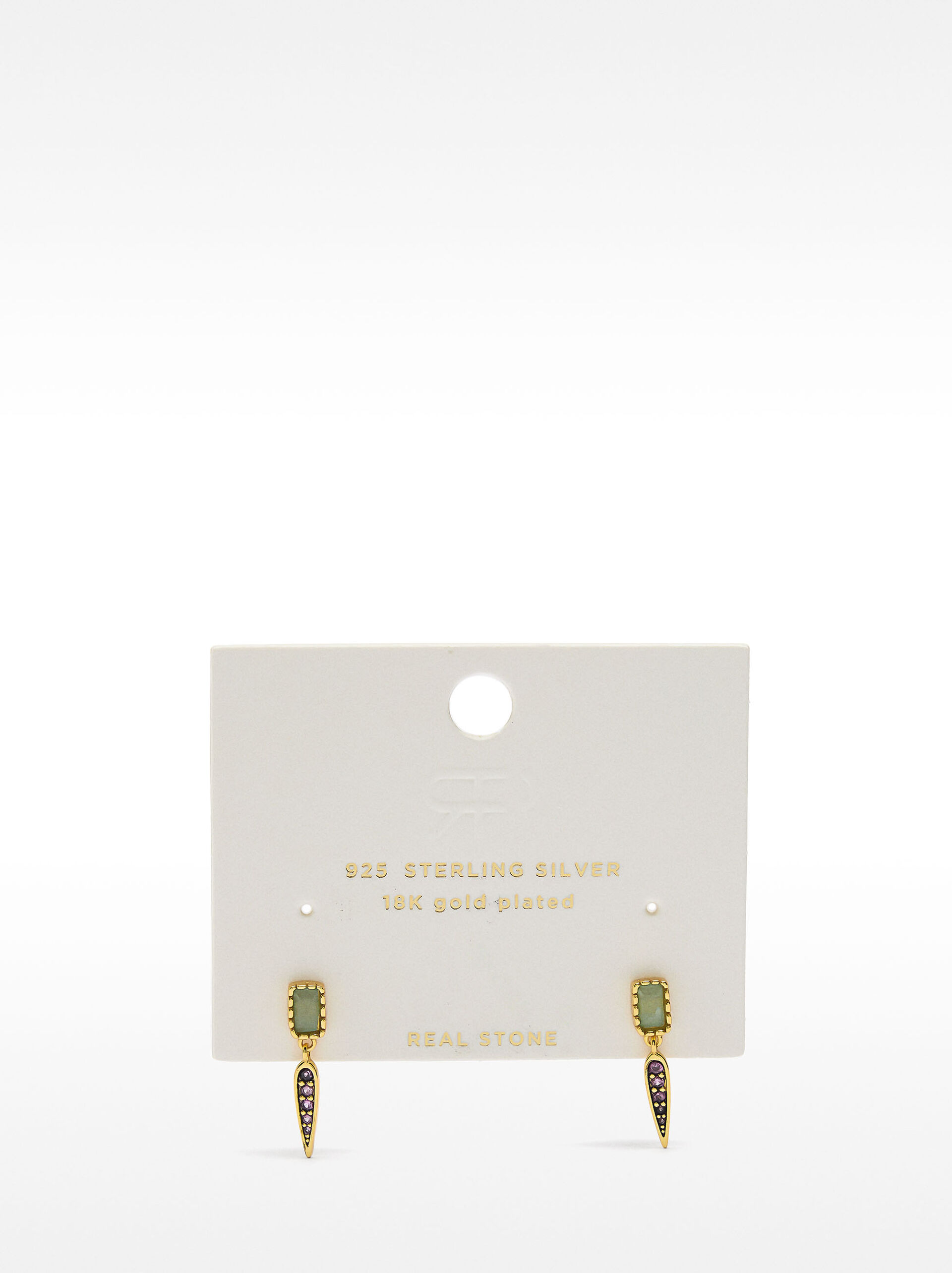 Orecchini con zirconi - argento sterling 925 image number 3.0