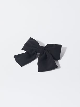 French Hair Clip With Bow, , hi-res