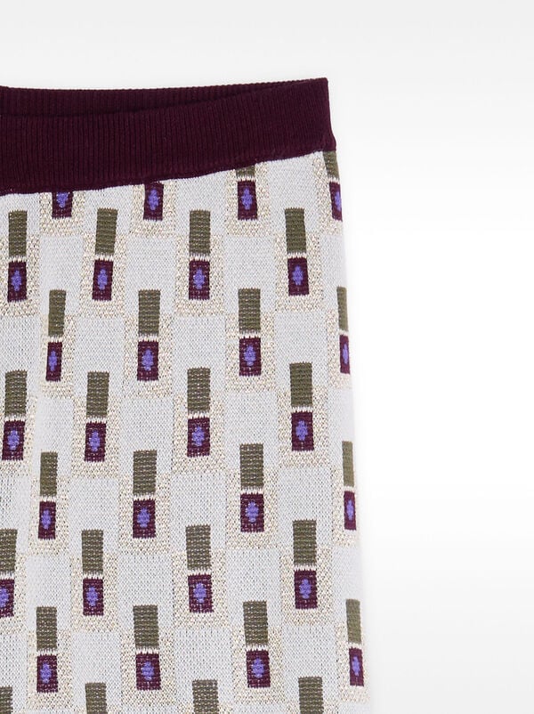 Jacquard-Strickhose