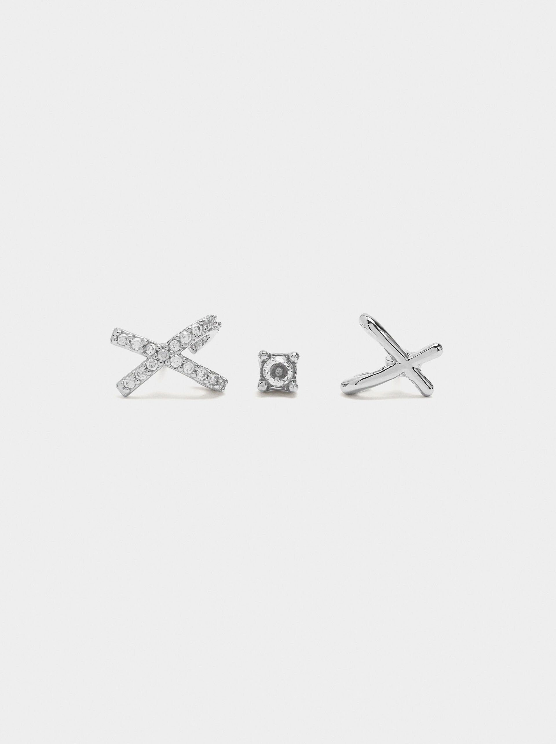 Zirconia earring set image number 1.0