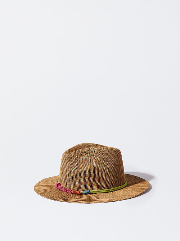 Knit Hat, Beige, hi-res