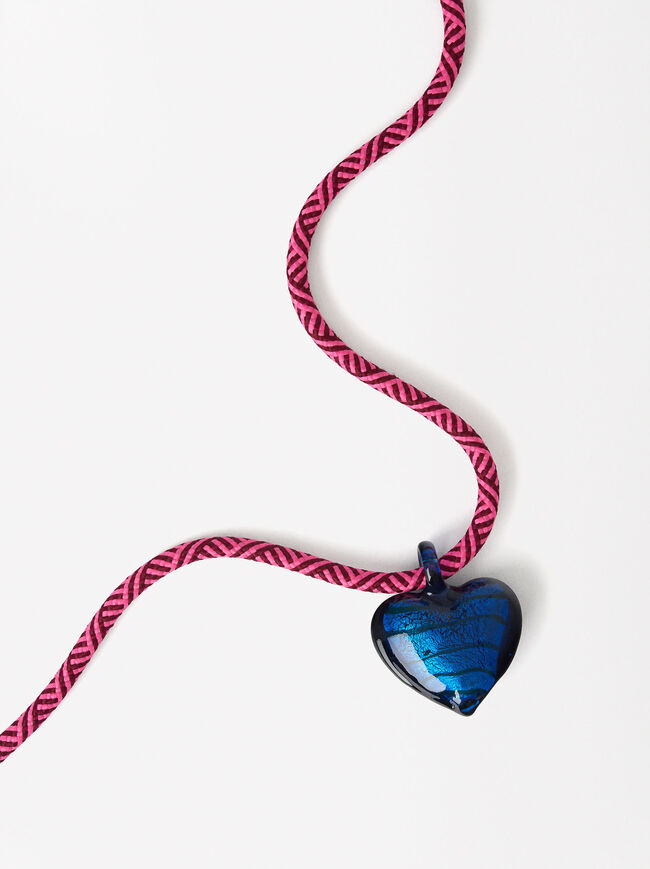 Crystal Heart Necklace image number 2.0