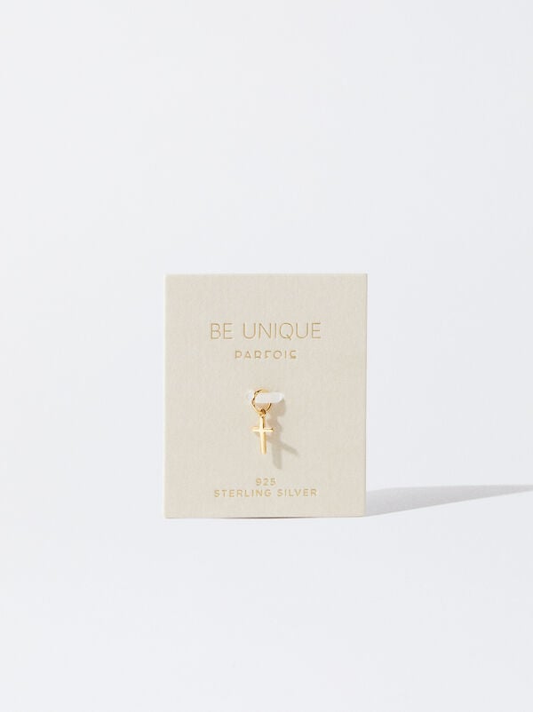 925 silver cross charm