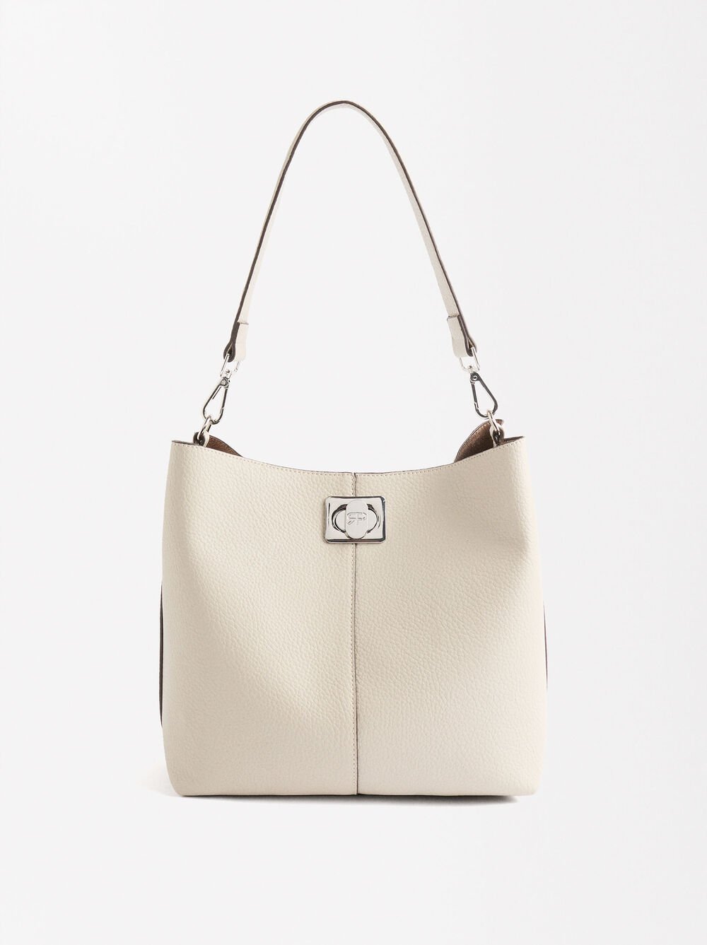 Shoulder bag with removable bag