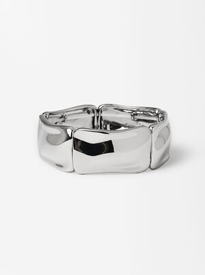 Silver Elastic Bracelet