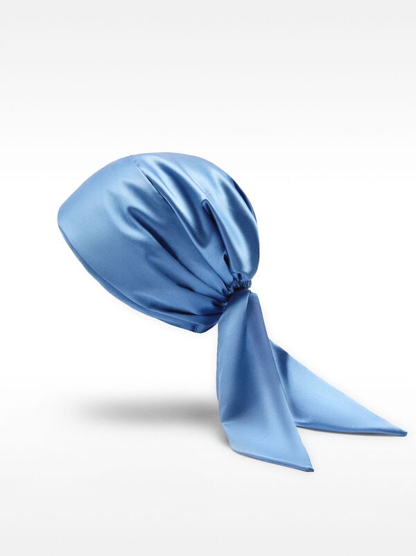 Satin turban hat