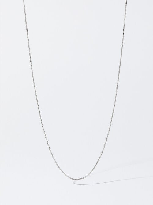 Collana con catenina sottile personalizzabile in argento 925