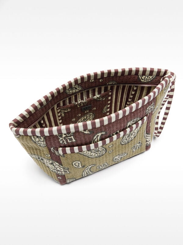 Printed envelope handbag