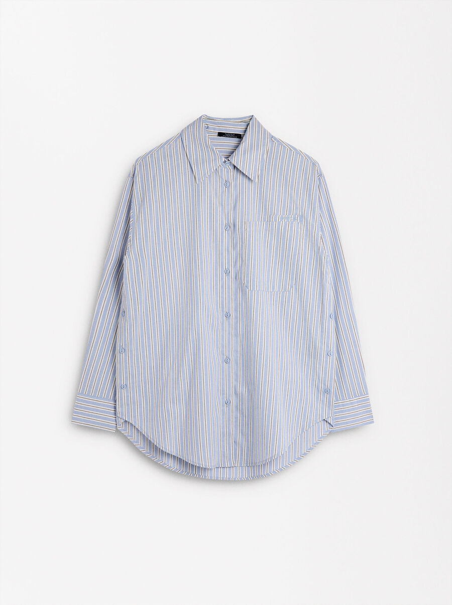 100% cotton striped shirt