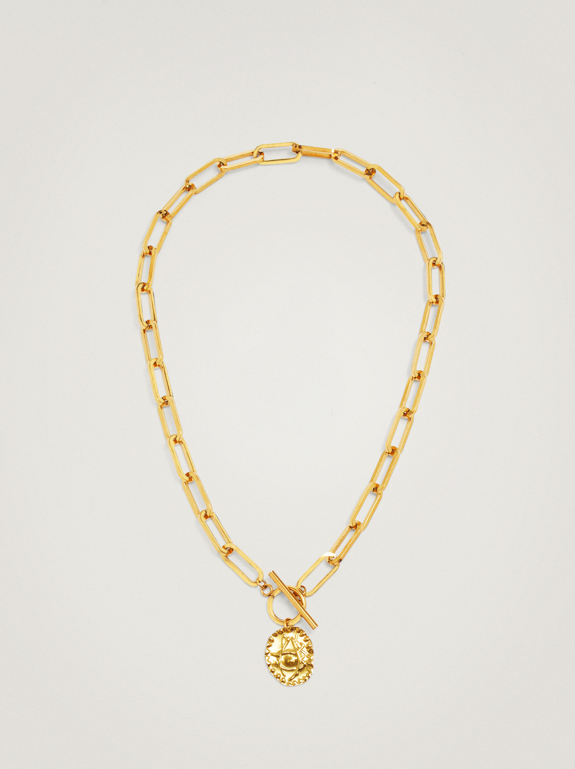 Ladies short gold chain clearance