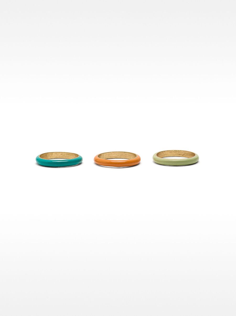 Set de anillos esmaltados